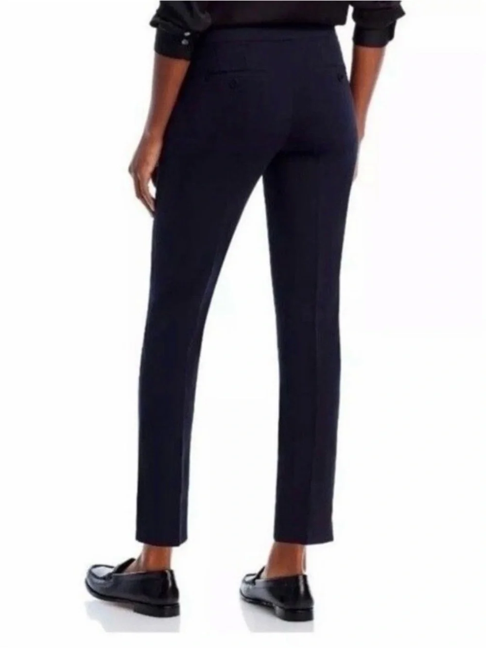 Theory Leska Navy Blue Dress Pants Slim Fit